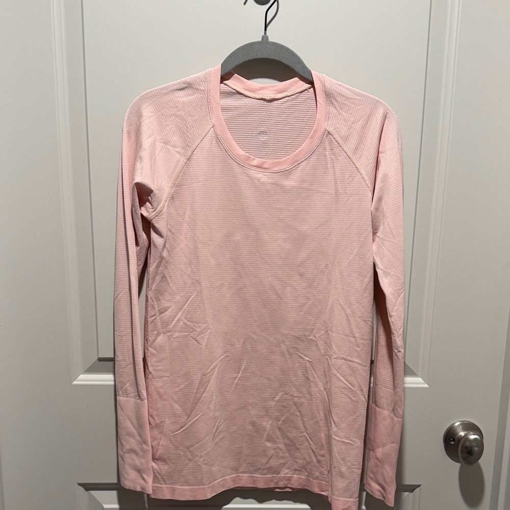 lululemon athletica Pink Long Sleeve Tee